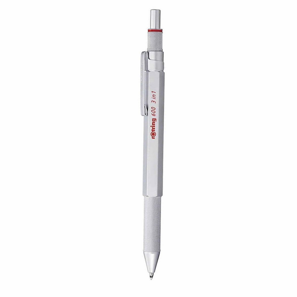 Rotring 600 Multipen 3 σε 1 Ασημί Μηχανικό Μολύβι & Στυλό