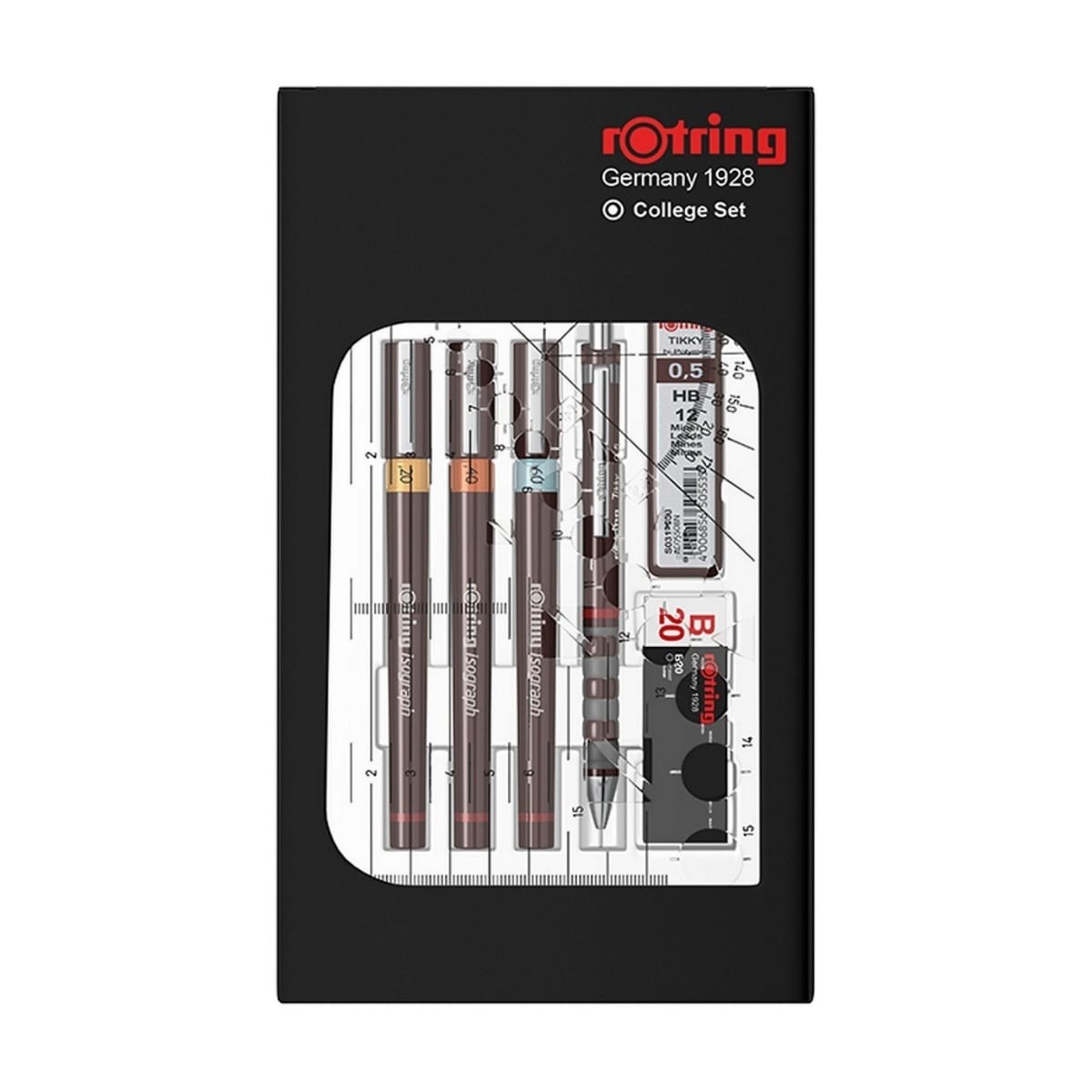 Rotring Isograph Ισογράφοι College Set 0.2 - 0.4 - 0.6