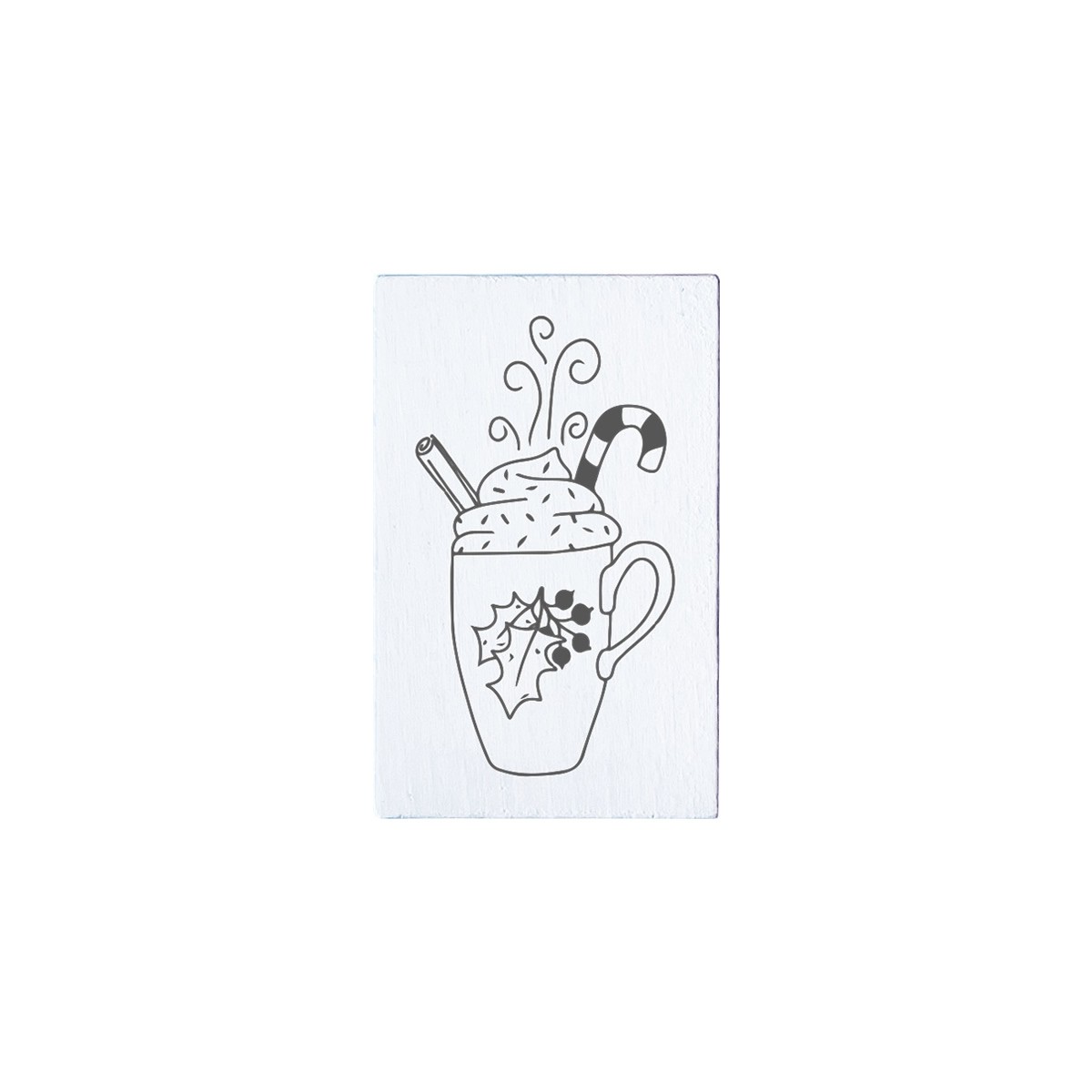 COLOP Arts & Crafts Ξύλινη Σφραγίδα May & Berry Christmas mug 35x55mm