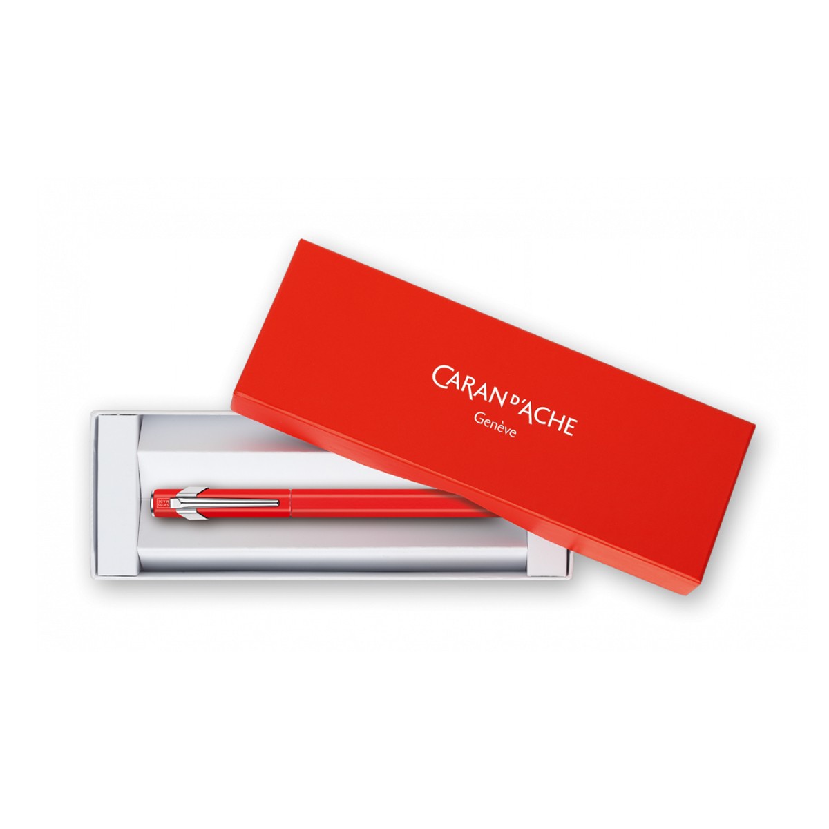 Caran d'Ache 849 Plume Classic Line Metal Red Πένα M