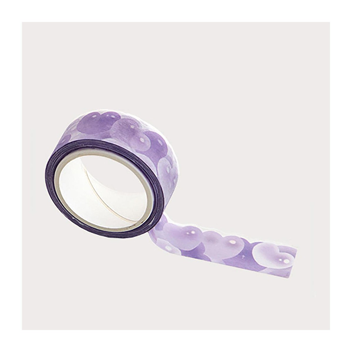 Washi Tape Purple Heart Διακοσμητική Ταινία