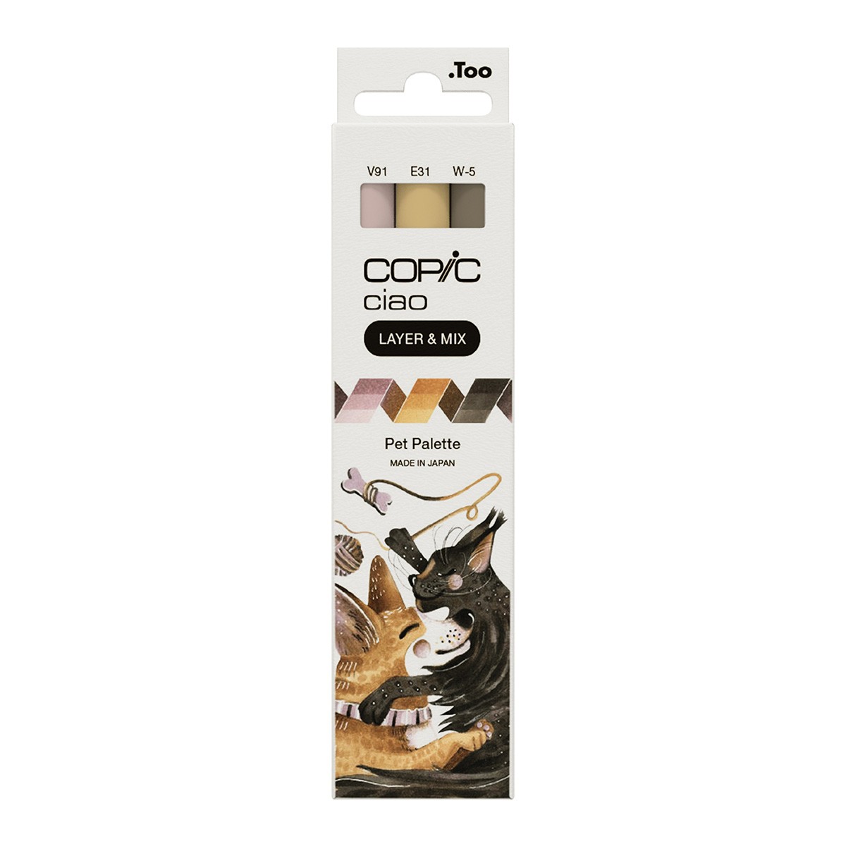 COPIC Ciao LAYER & MIX - 2D σετ 3 μαρκαδόρων PET