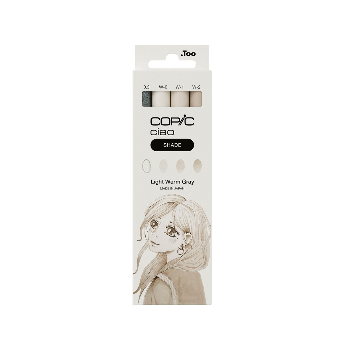 Copic Ciao Shade Set Light Warm Gray 3+1