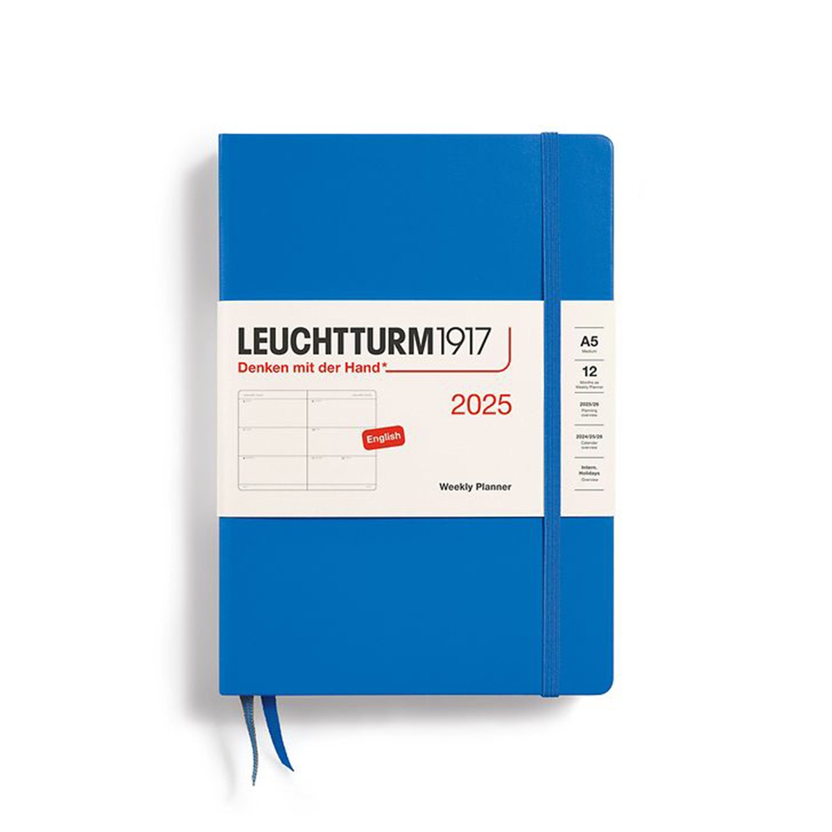 LEUCHTTURM1917 Εβδομαδιαίο Planner 2025 A5 Μαλακό Εξώφυλλο Sky