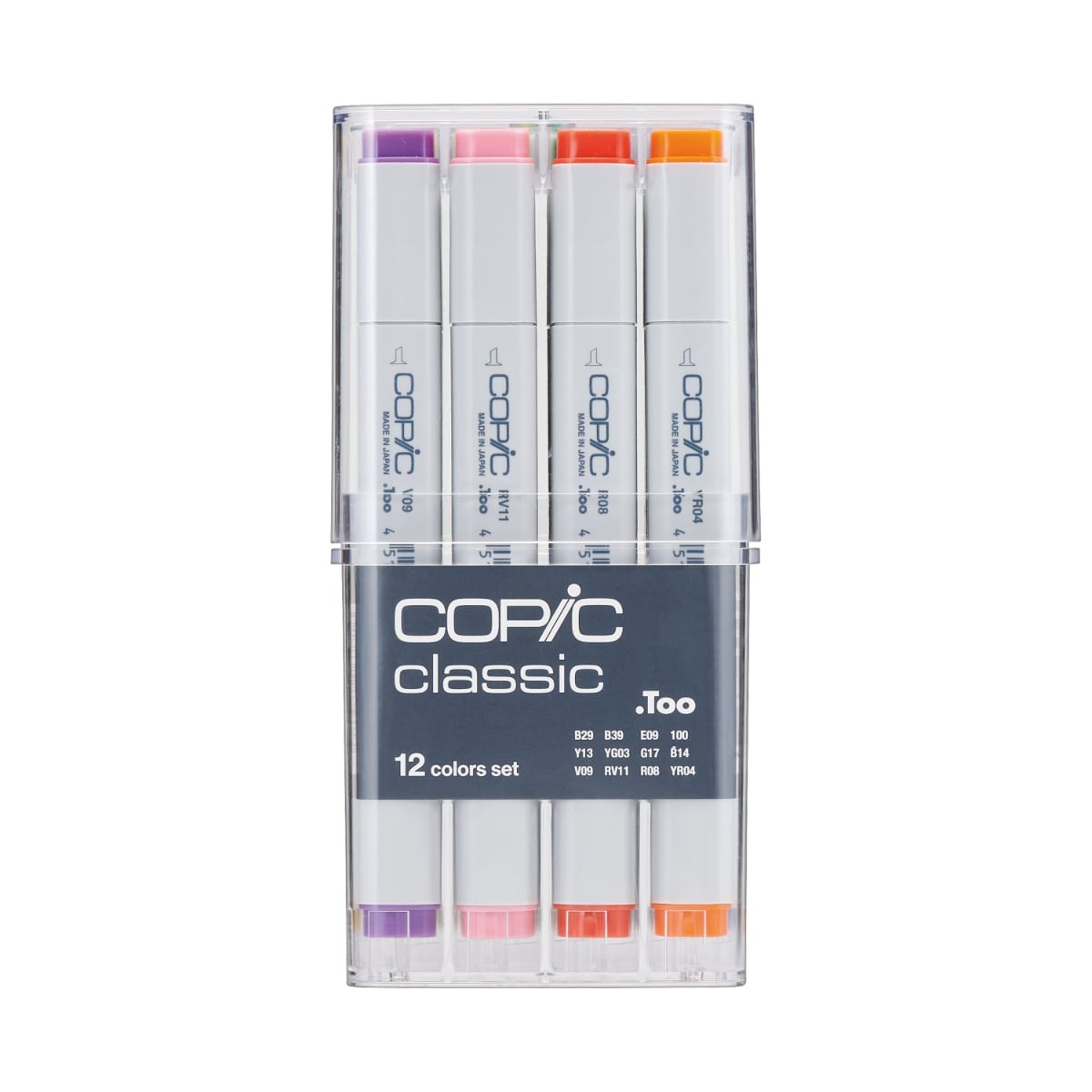 Copic Classic 12 Bright colors set