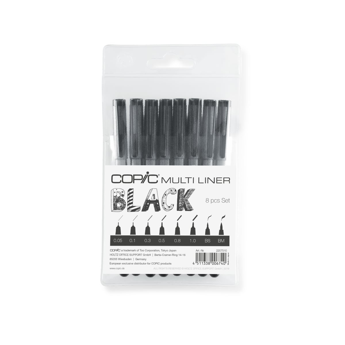 Copic Multiliner Classic Black Set B Πενάκια σχεδίου