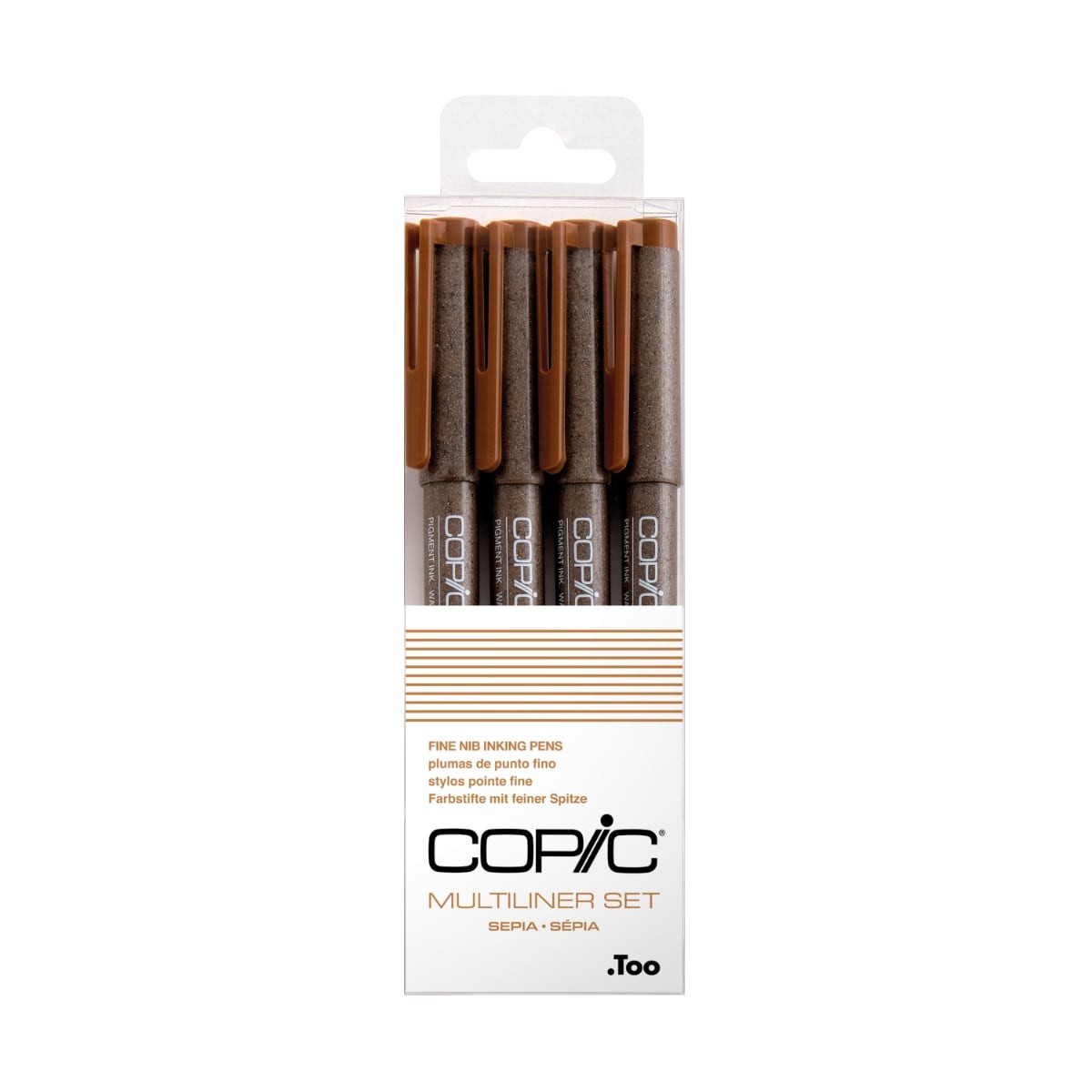 Copic Multiliner Coloured Set Sepia Πενάκια σχεδίου