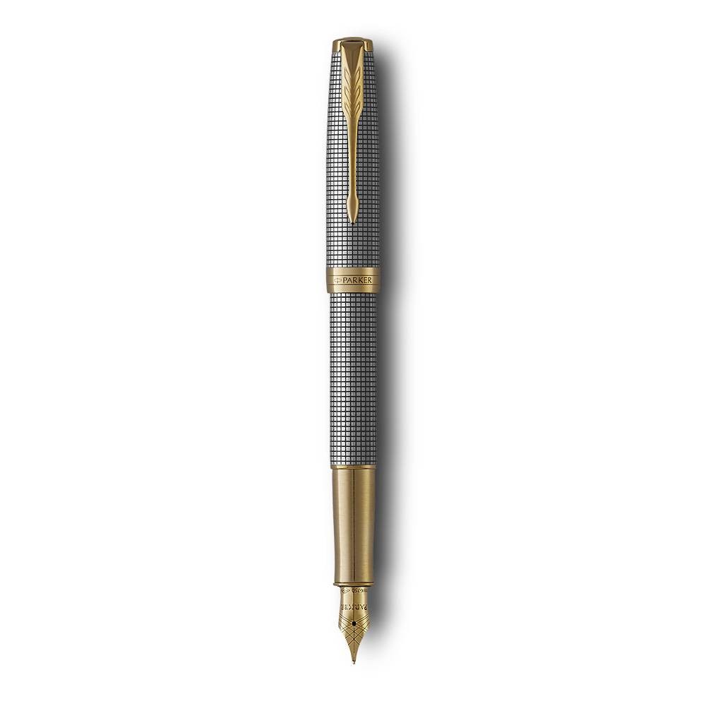 PARKER Sonnet Cisele Silver GT 18k Πένα M