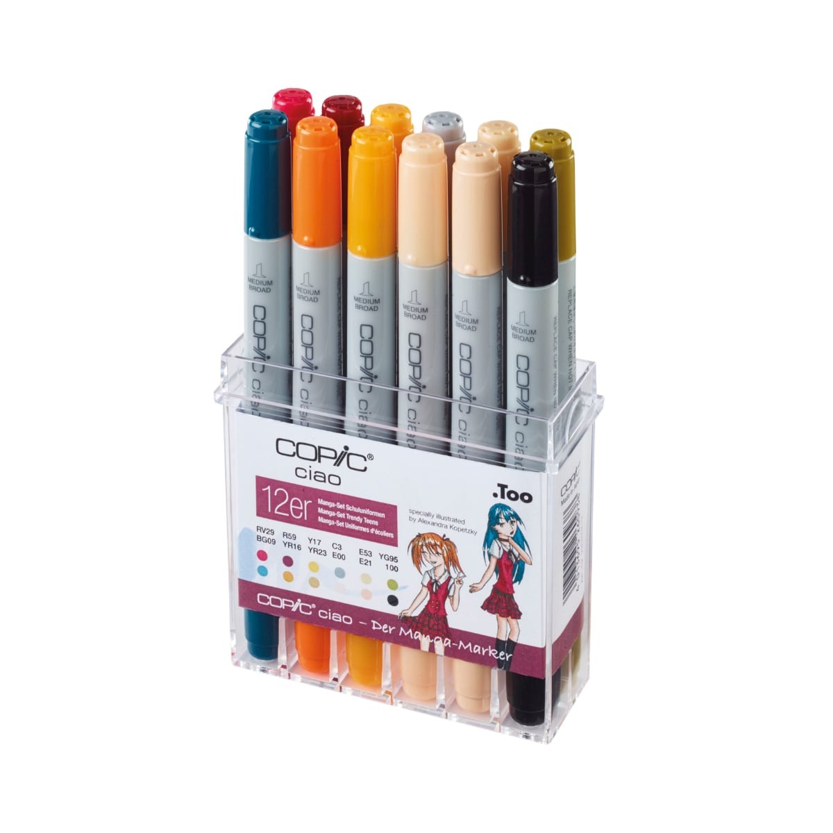 Copic Ciao Set ''Trendy Teens'' 12pcs