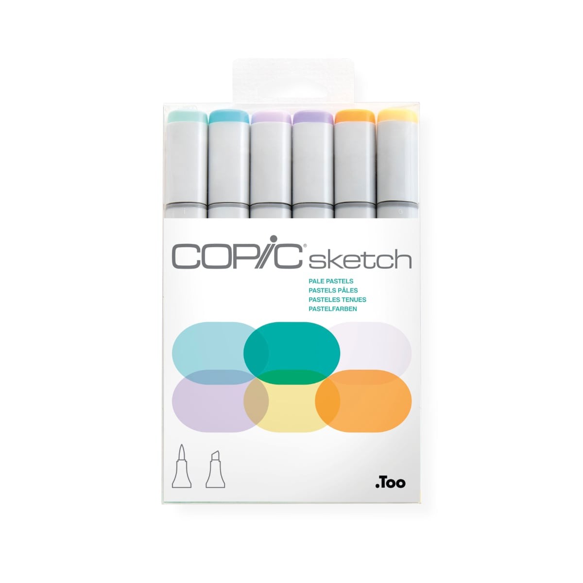 Copic Sketch Set Pale Pastels 6pcs