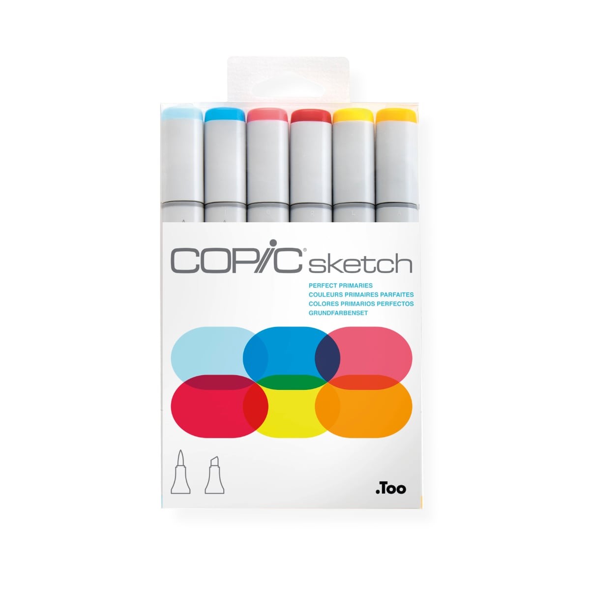 Copic Sketch Set Perfect Primaries 6pcs