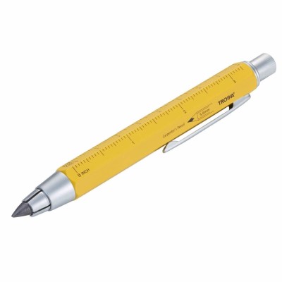 TROIKA Carpenter's pencil ZIMMERMANN Μηχανικό Μολύβι 5,6mm - Κίτρινο