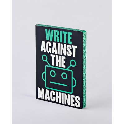 nuuna Notebook Graphic L - Write Against The Machines