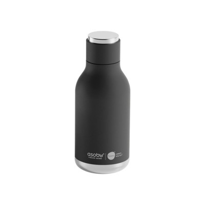 Asobu Θερμός Urban Water Bottle Black 450ml