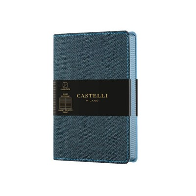 Castelli Milano Σημειωματάριο Harris Slate Blue - Ριγέ