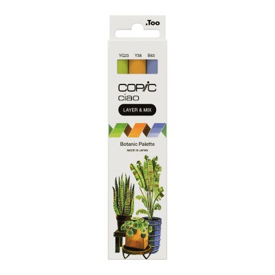 COPIC Ciao LAYER & MIX - 3D σετ 3 μαρκαδόρων BOTANIC