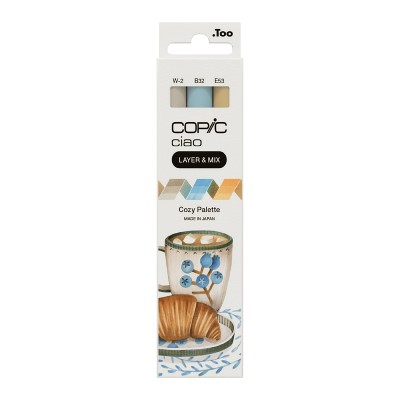 COPIC Ciao LAYER & MIX - 3D σετ 3 μαρκαδόρων COZY