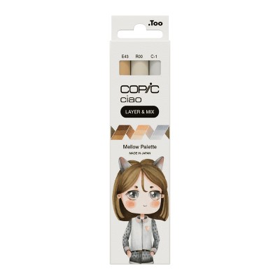 COPIC Ciao LAYER & MIX - MANGA σετ 3 μαρκαδόρων MELLOW