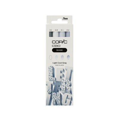 Copic Ciao Shade Set Light Cool Gray 3+1