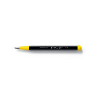 LEUCHTTURM1917 Drehgriffel Nr. 2 Black/Lemon Bauhaus Edition Μηχανικό Μολύβι 0.7