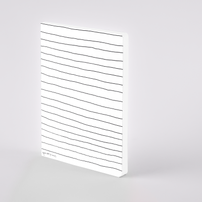 nuuna Notebook Graphic L Light - LINES BY MYRIAM BELTZ