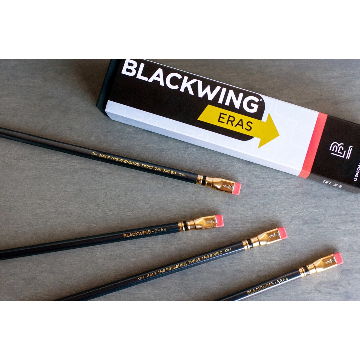 BLACKWING® Eras Σετ 12 Ρετρό Μολύβια με Γόμα Limited edition