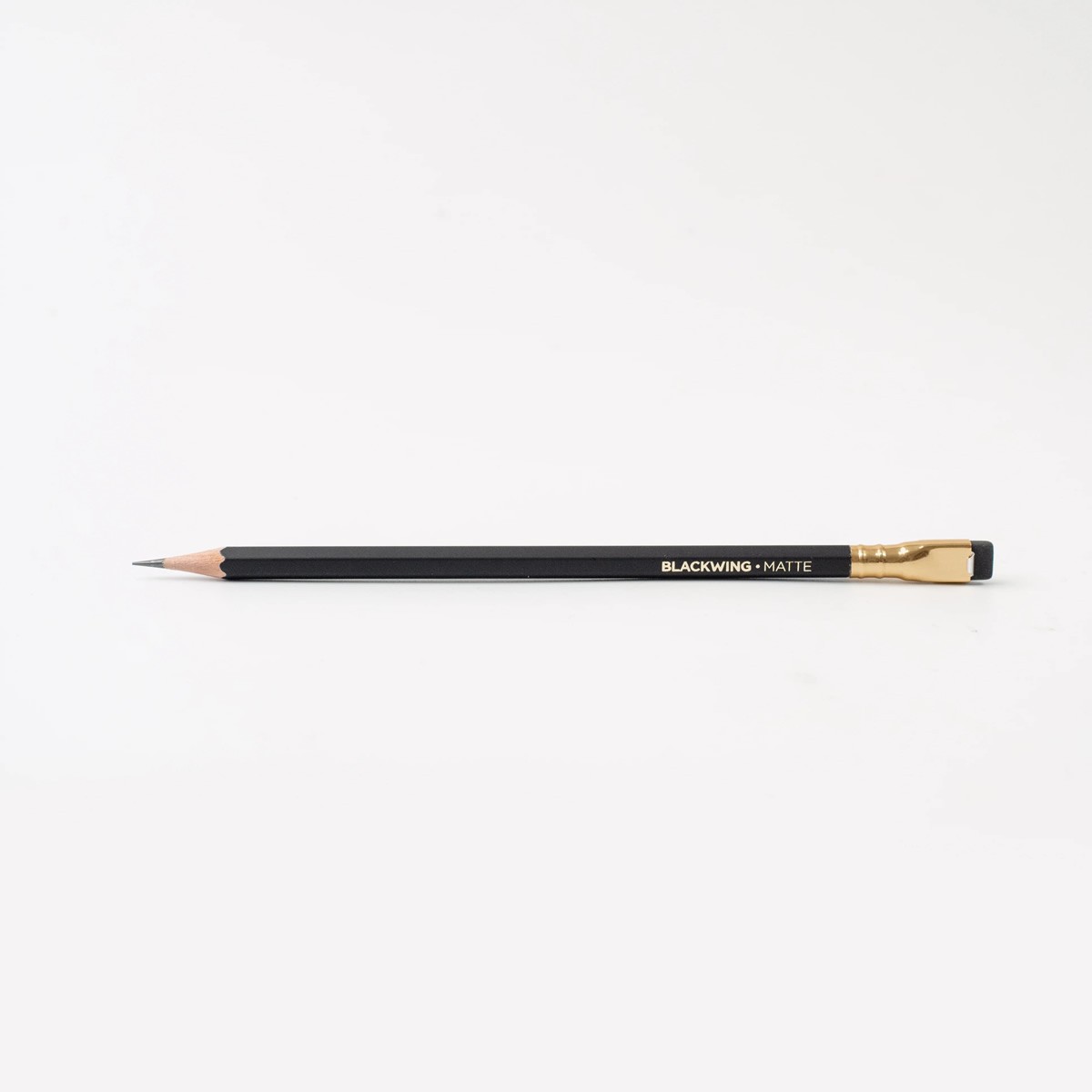 BLACKWING® Matte Σετ 12 Ξύλινα Μολύβια με Γόμα - Μαύρο