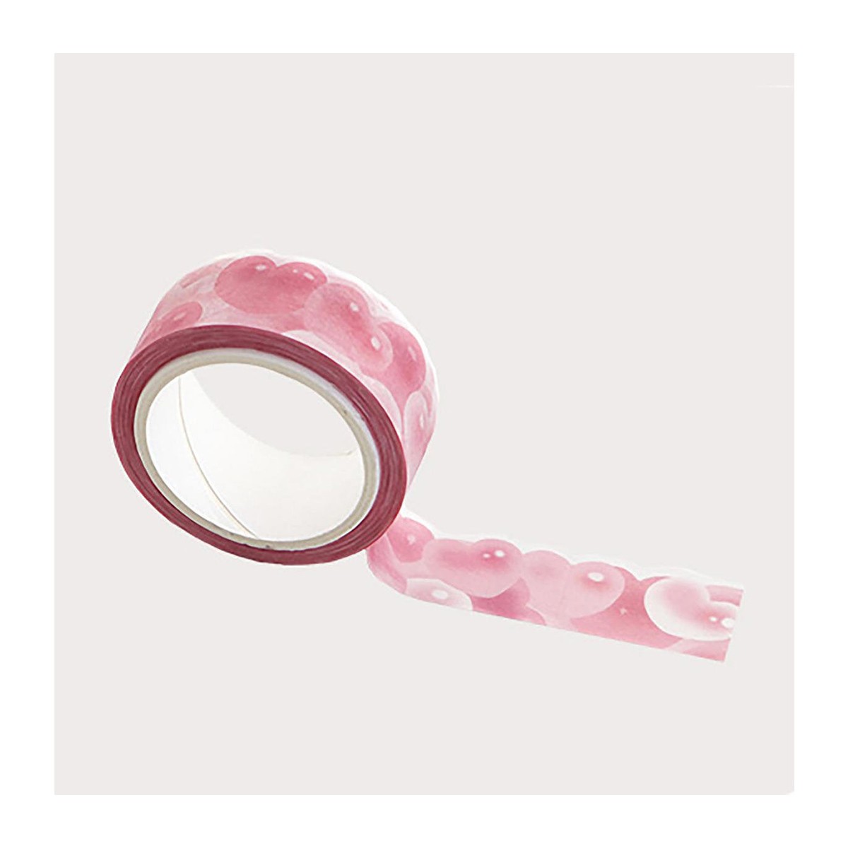 Washi Tape Pink Heart Διακοσμητική Ταινία