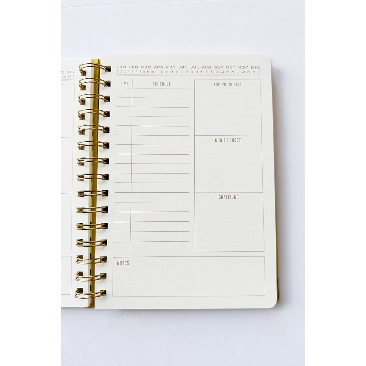 DESIGNWORKS INK Σπιράλ Ημερήσιο Ημερολόγιο Undated Planner My Time