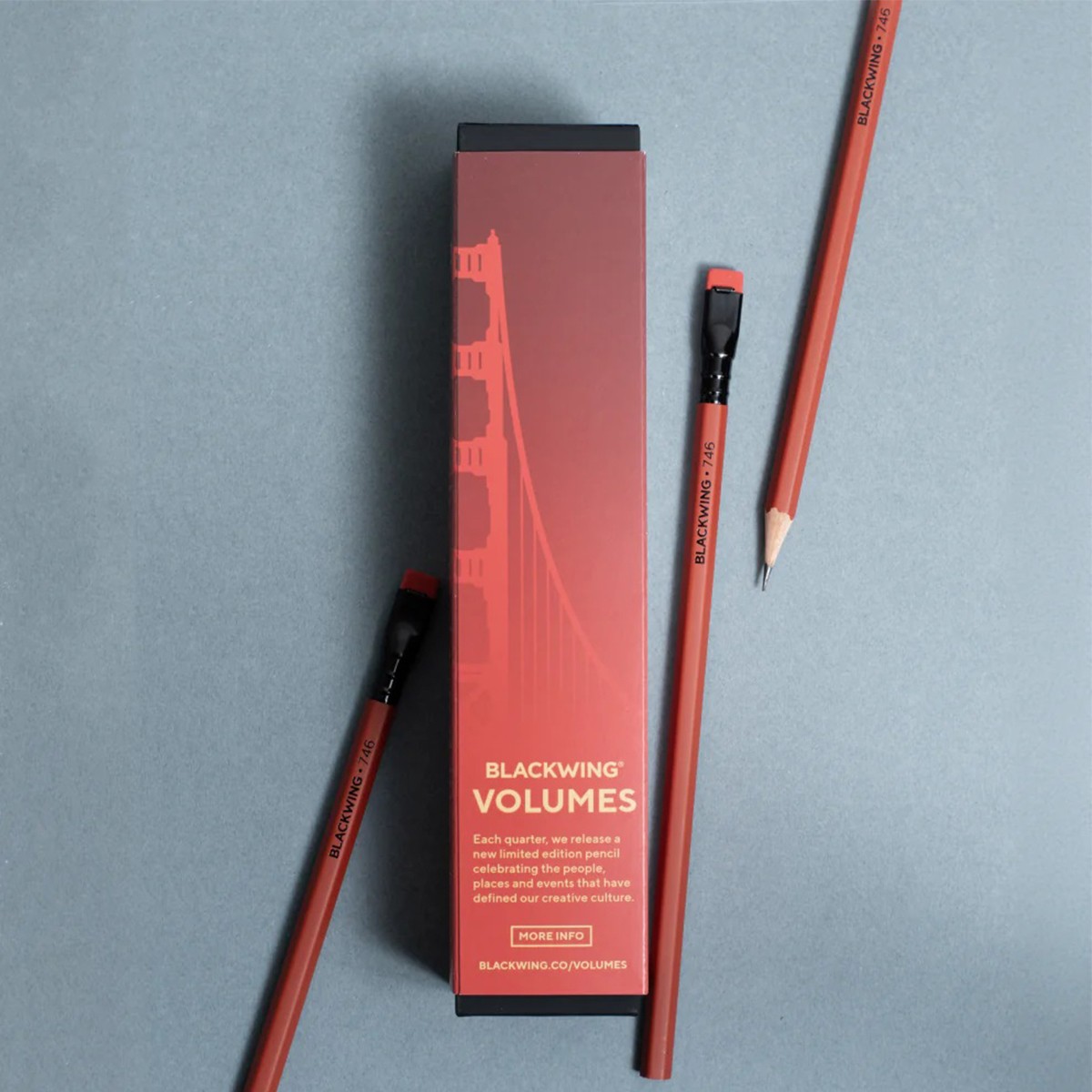 BLACKWING® Volume 746 Σετ 12 Ξύλινα Μολύβια με Γόμα