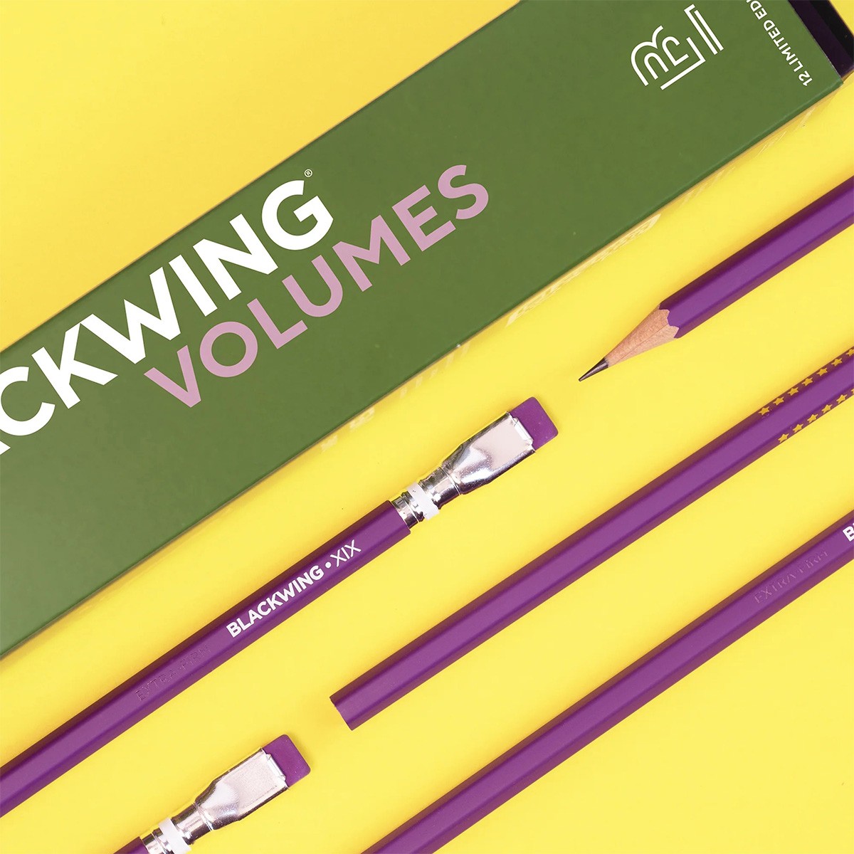 BLACKWING® Volume XIX Second Edition Σετ 12 Ξύλινα Μολύβια με Γόμα