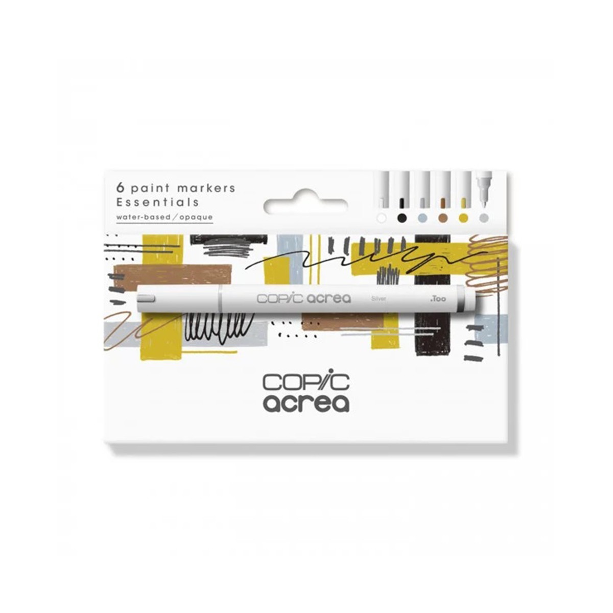 COPIC acrea - ESSENTIALS Σετ 6 μαρκαδόρων