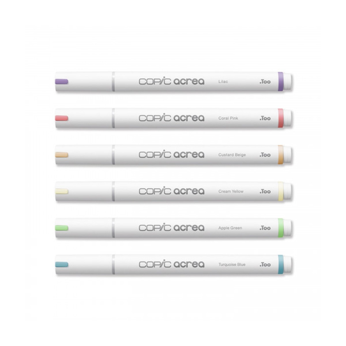 COPIC acrea - LIGHT Σετ 6 μαρκαδόρων