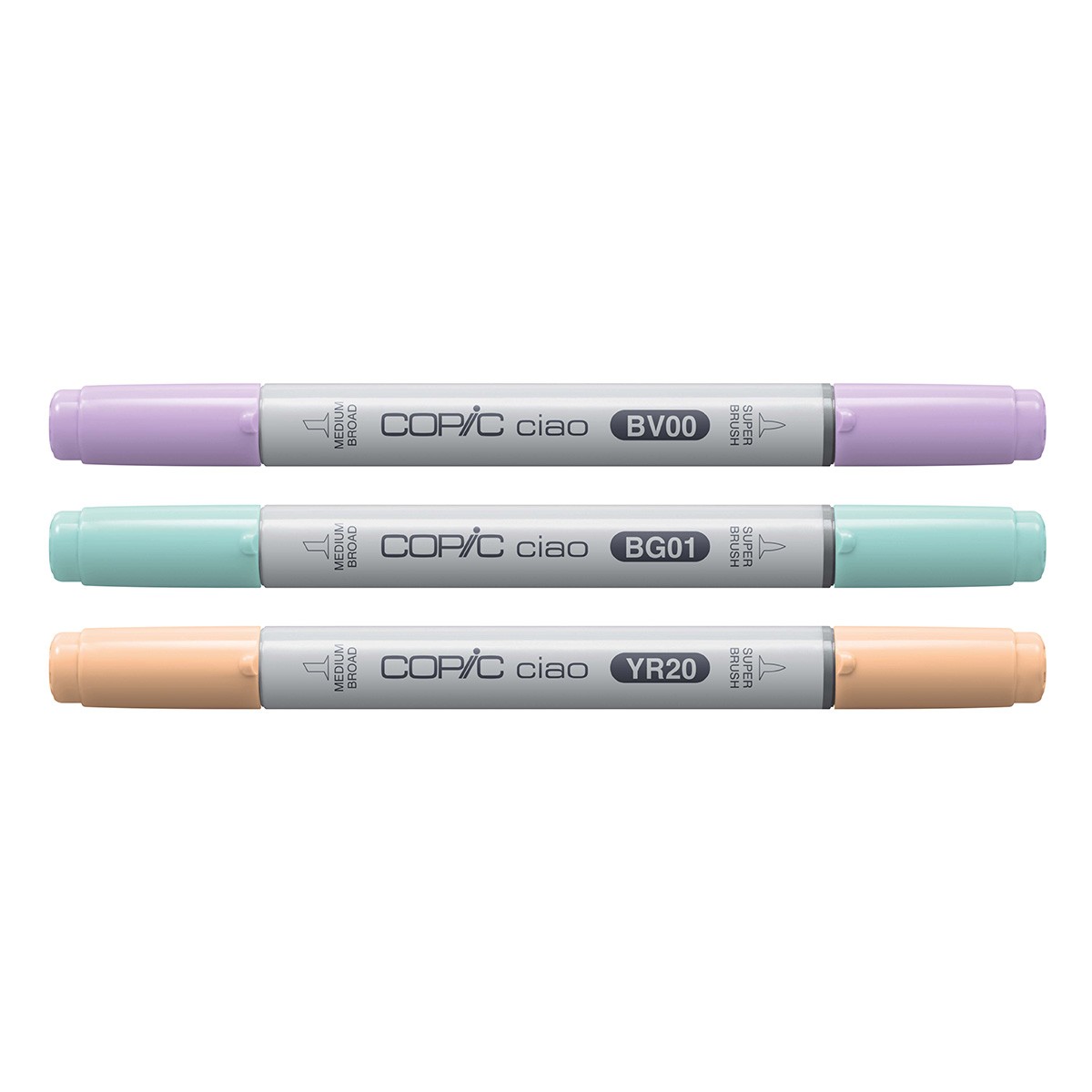 COPIC Ciao LAYER & MIX - 2D σετ 3 μαρκαδόρων PASTEL