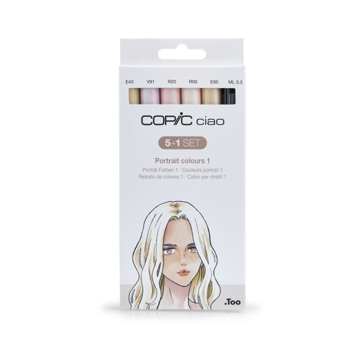 Copic Ciao Set 5 + 1 Portrait 1