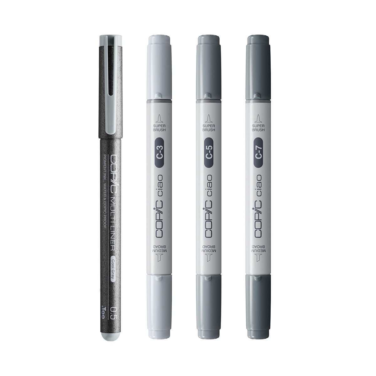 Copic Ciao Shade Set Dark Cool Gray 3+1