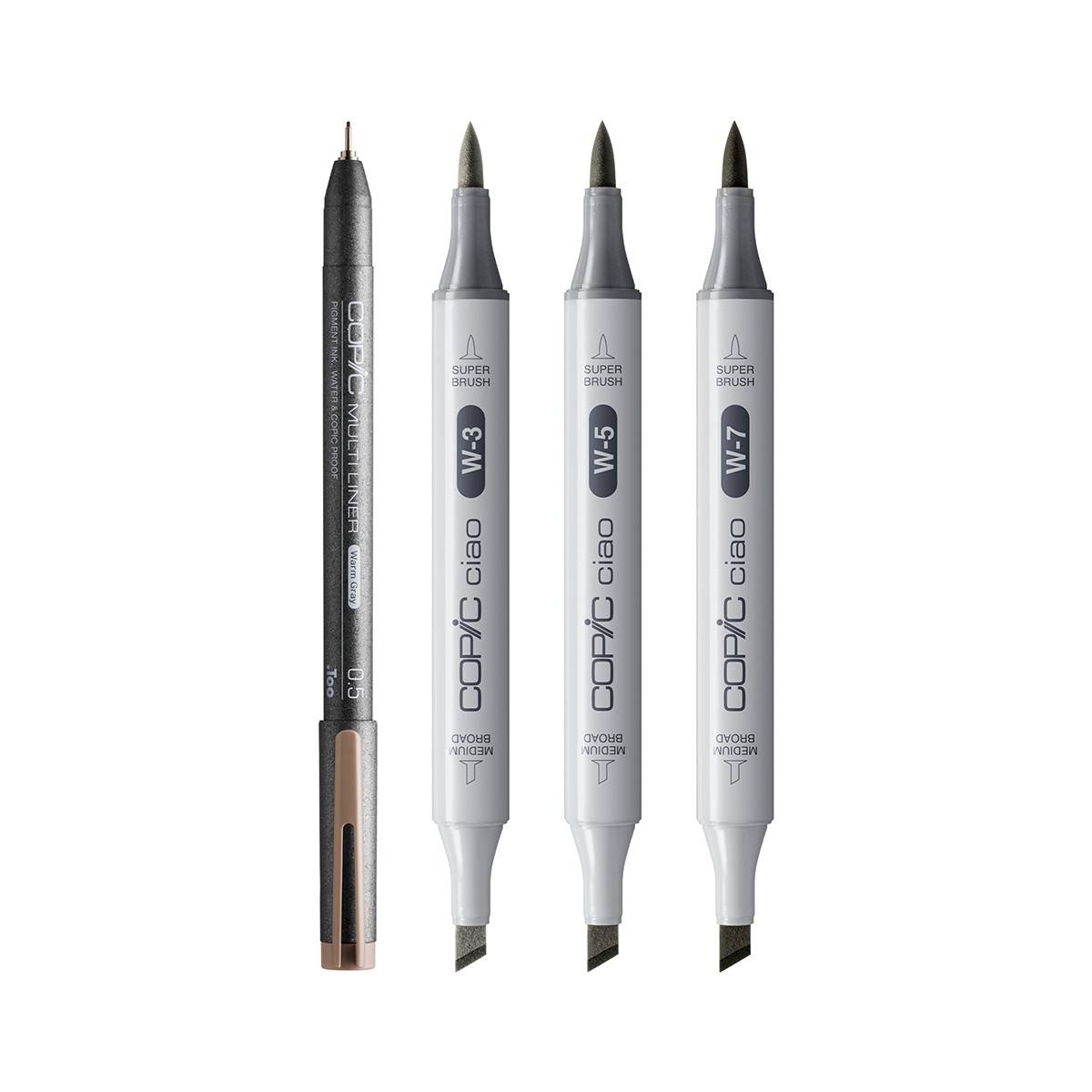 Copic Ciao Shade Set Dark Warm Gray 3+1