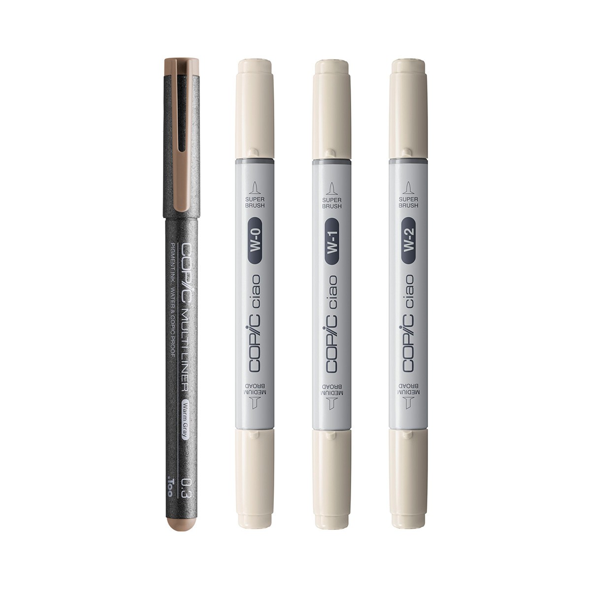 Copic Ciao Shade Set Light Warm Gray 3+1