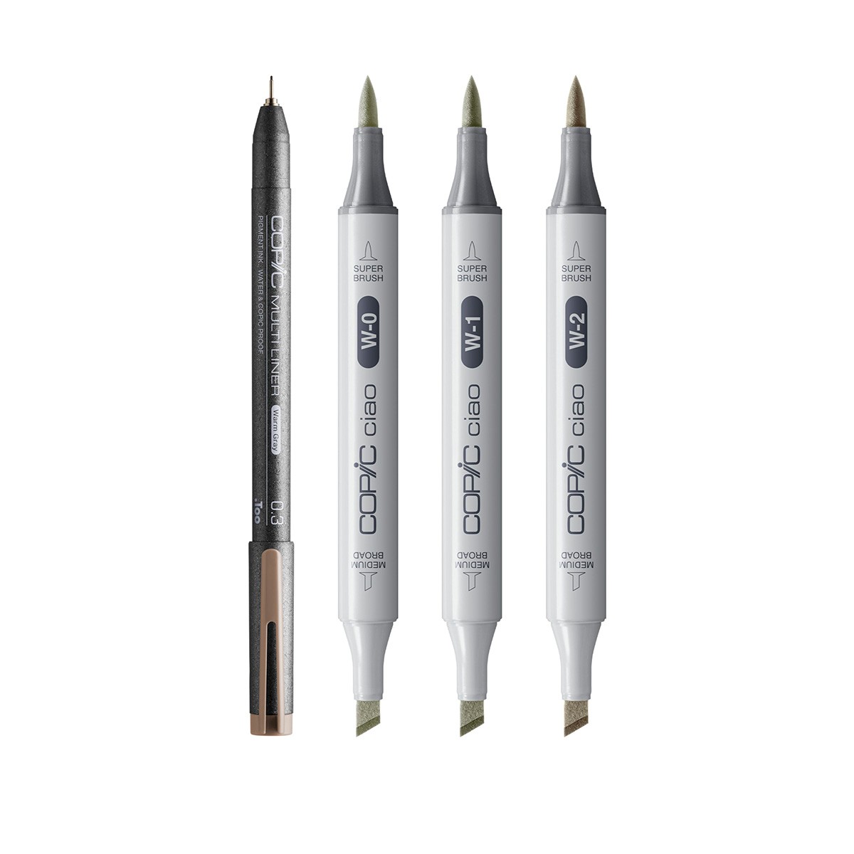 Copic Ciao Shade Set Light Warm Gray 3+1