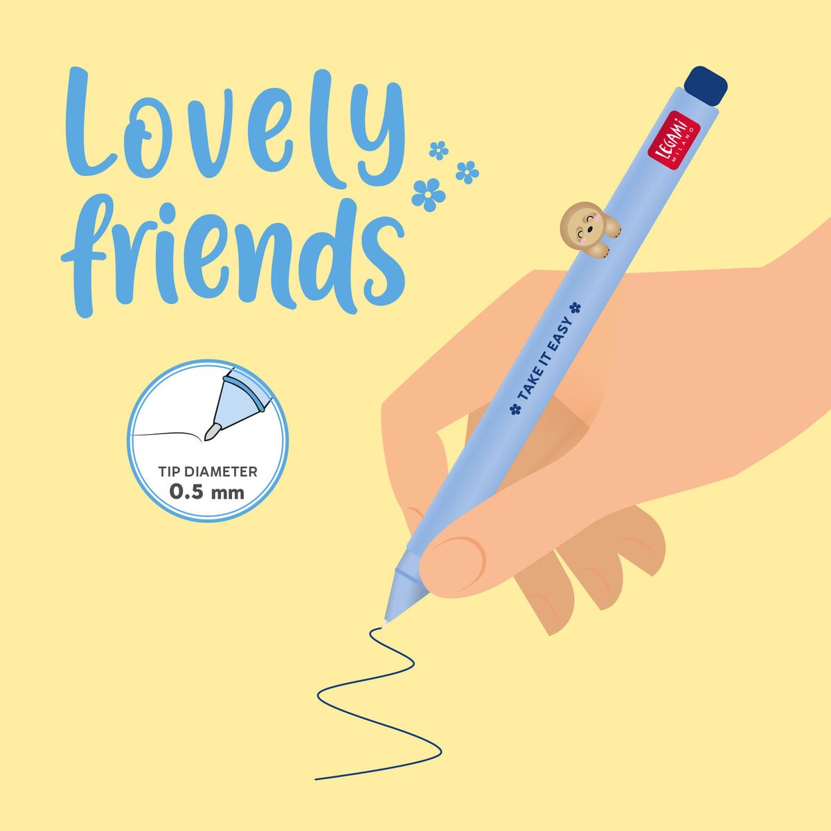 Legami Στυλό Gel Lovely Friends - Sloth