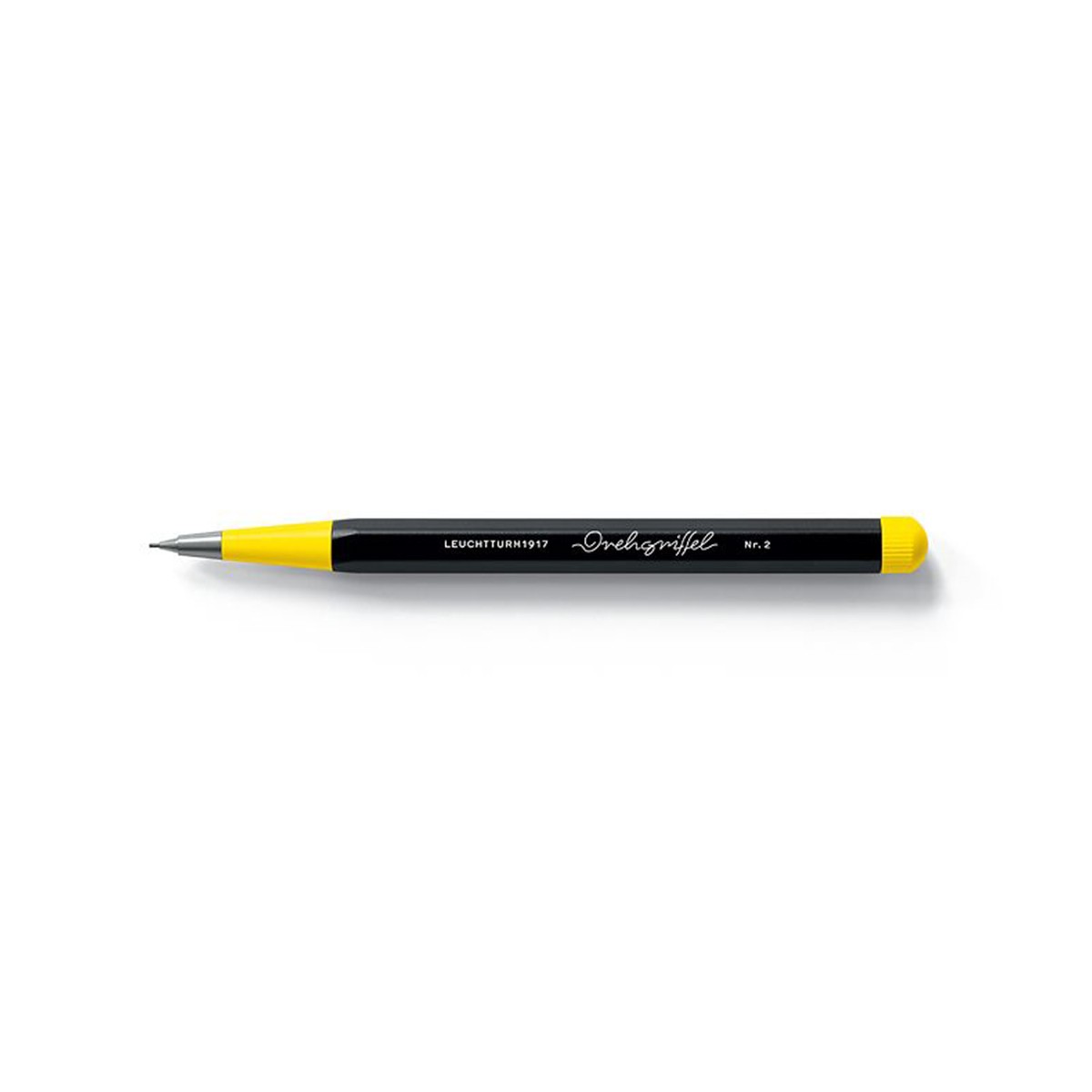 LEUCHTTURM1917 Drehgriffel Nr. 2 Black/Lemon Bauhaus Edition Μηχανικό Μολύβι 0.7