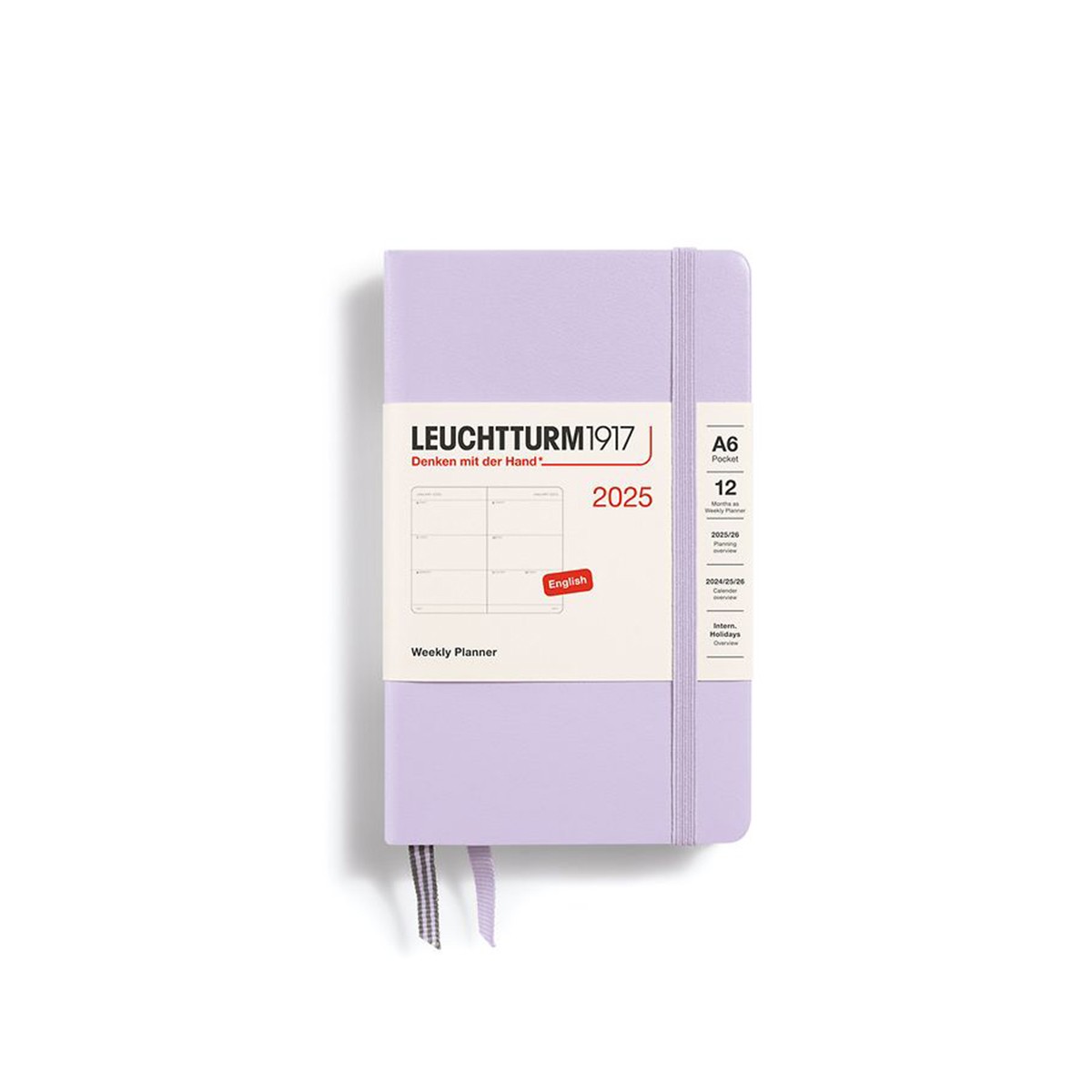 LEUCHTTURM1917 Εβδομαδιαίο Planner 2025 Pocket A6 Lilac