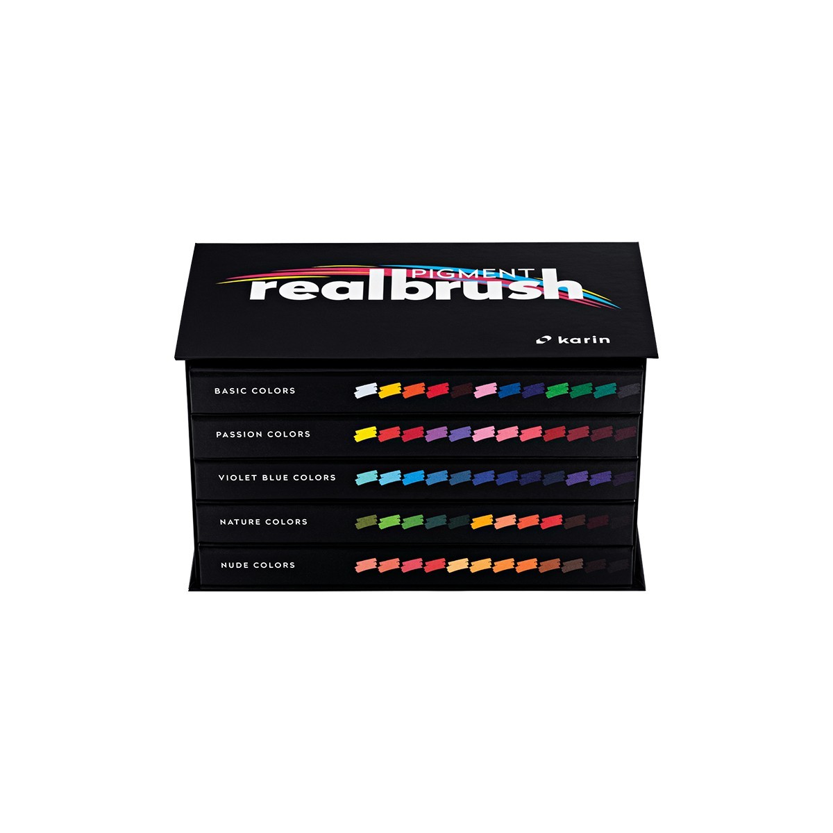 Karin Realbrush PIGMENT Σετ 60 Μαρκαδόρων Professional