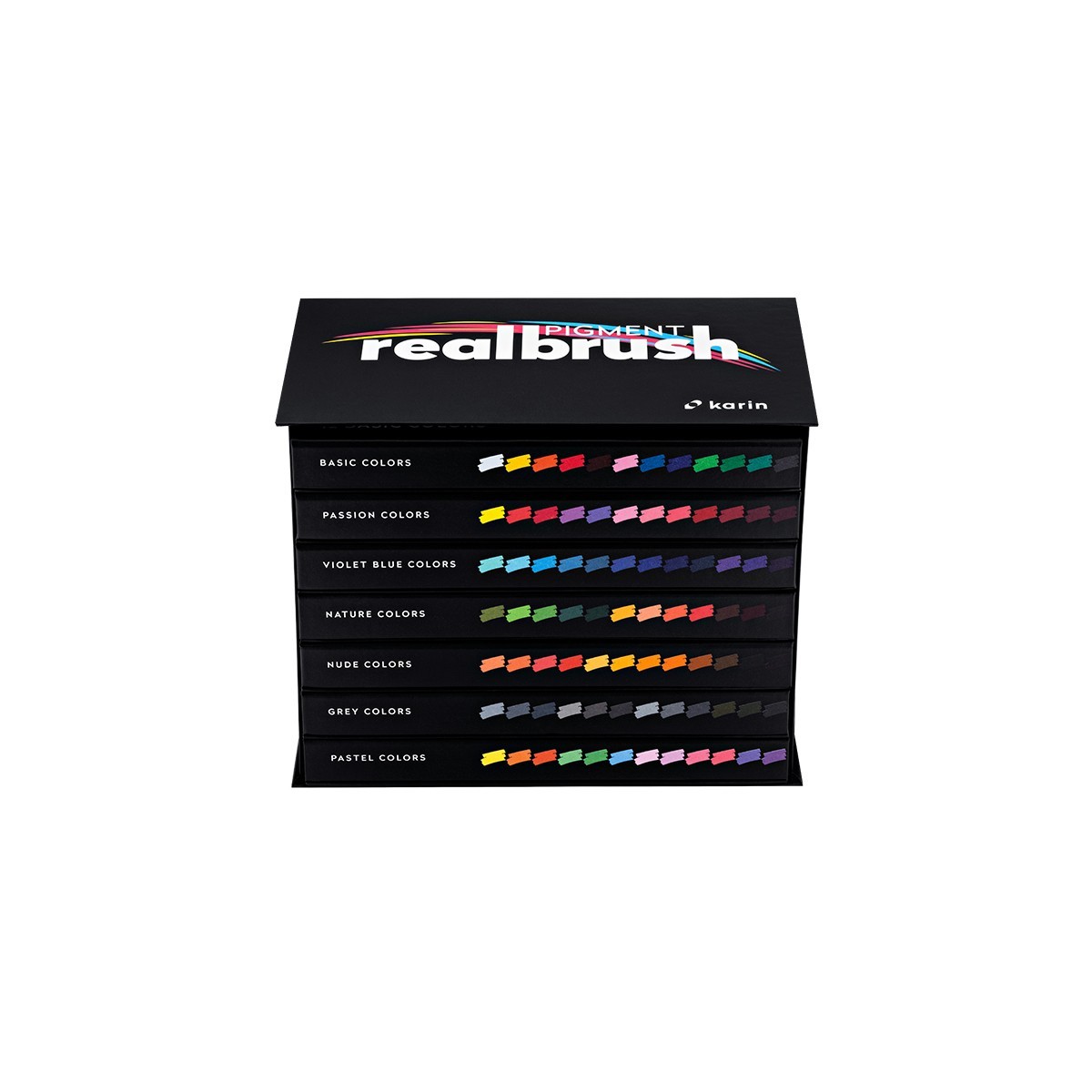 Karin Realbrush PIGMENT Σετ 84 Μαρκαδόρων Master