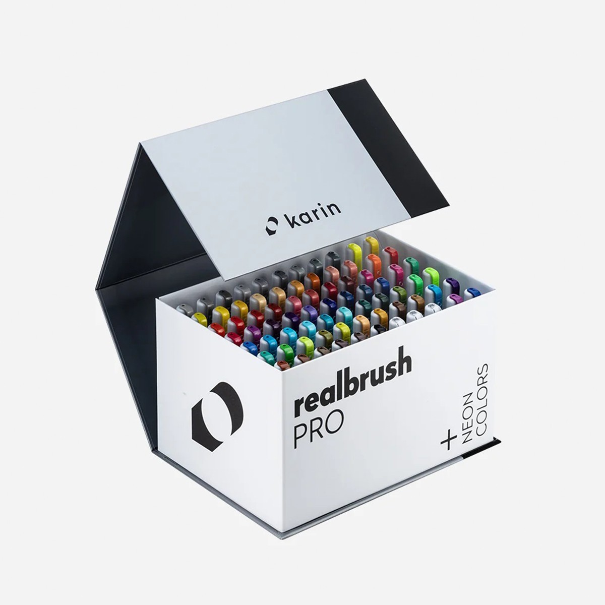 Karin Realbrush PRO Σετ 72 + 3 Μαρκαδόρων Νερού Mega Box Plus