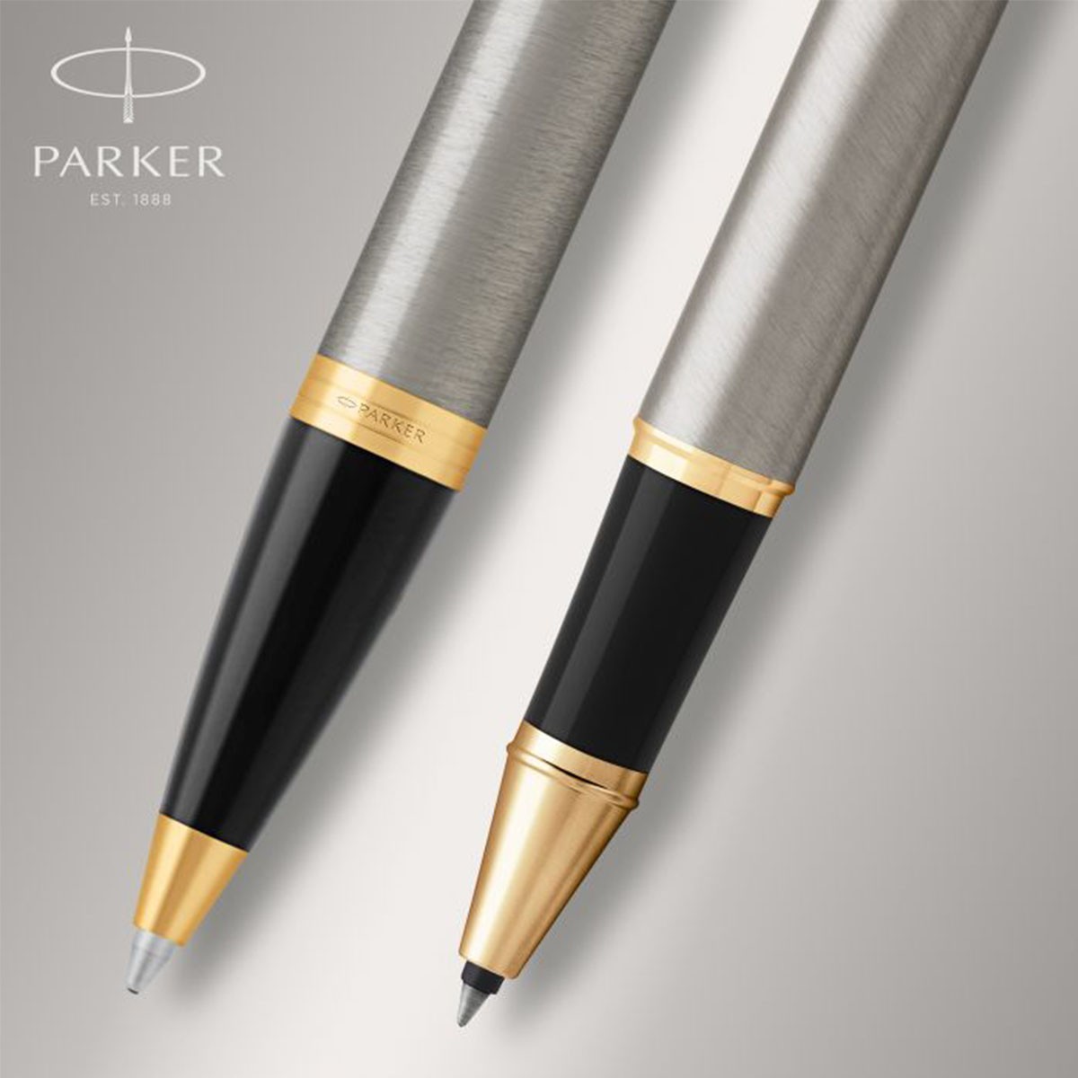 PARKER IM DUO Brushed Metal GT Σετ Δώρου Στυλό Διαρκείας & Roller