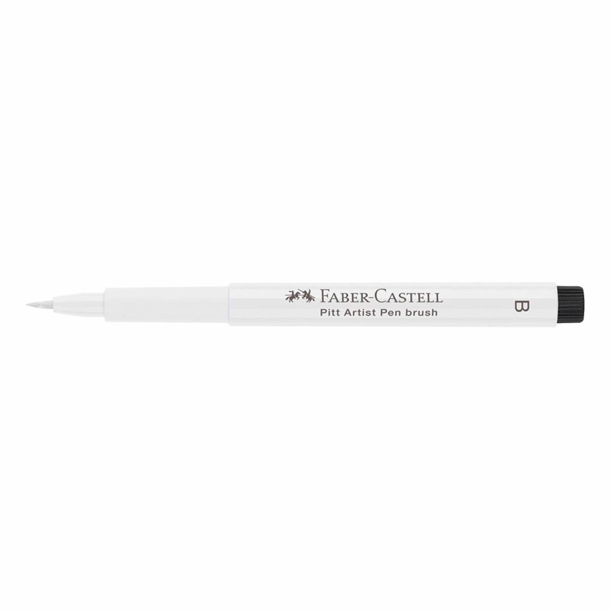 Faber-Castell Μαρκαδόρος Πινέλο Pitt Artist India ink Λευκός