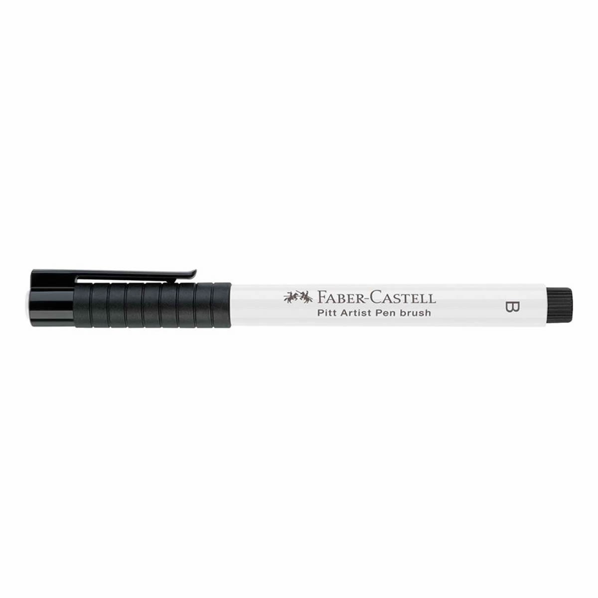 Faber-Castell Μαρκαδόρος Πινέλο Pitt Artist India ink Λευκός