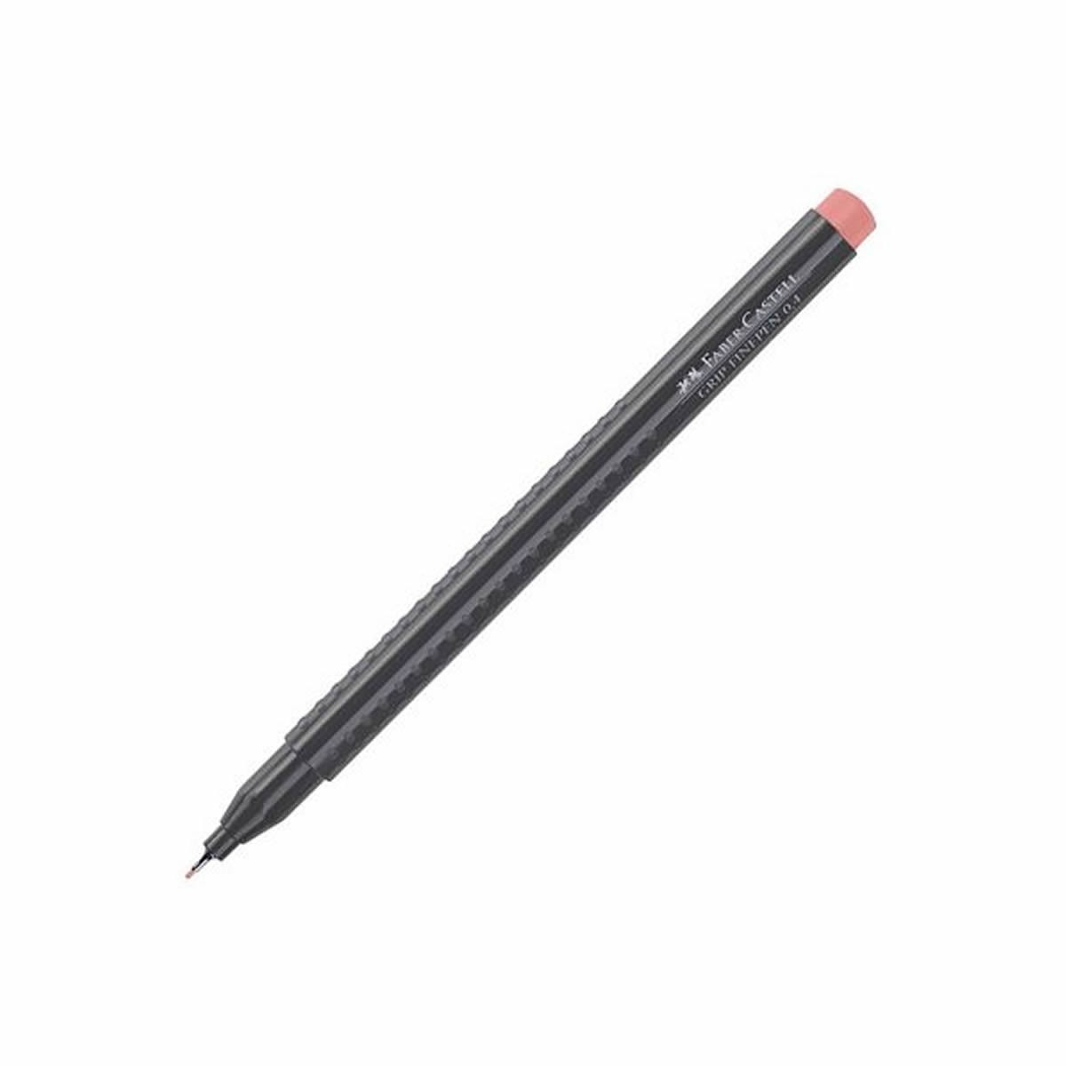 FABER-CASTELL Μαρκαδοράκι Grip Finepen Fineliner 0.4mm - Σκούρο Ροζ