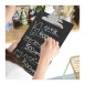 Ντοσιέ Σεμιναρίου Old School με Πιάστρα Chalk board A4 Black